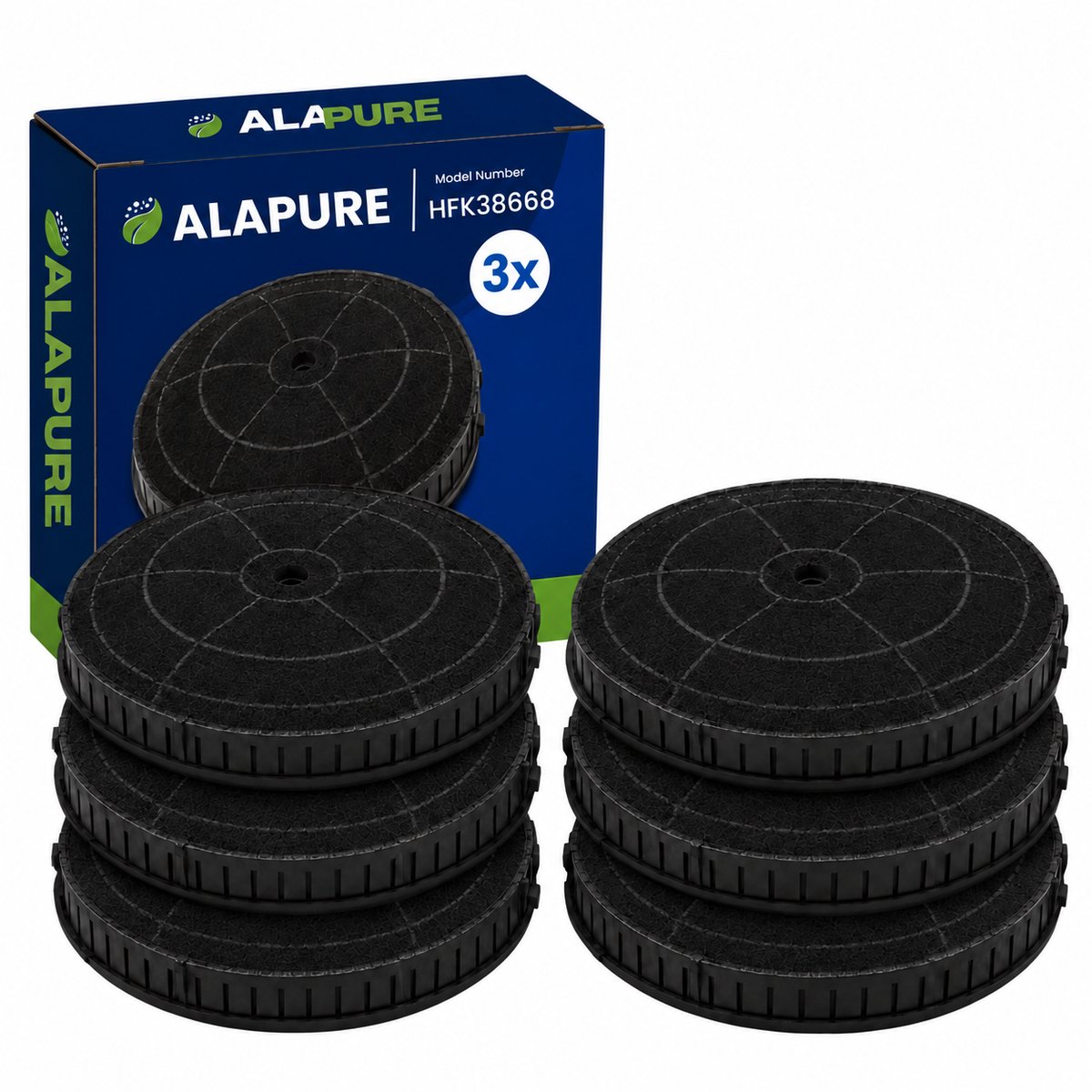 3x Koolstoffilter voor Electrolux MCFE21ST / 9029801496 / Model 57 / Type 57 / MCFE21 (2St.)