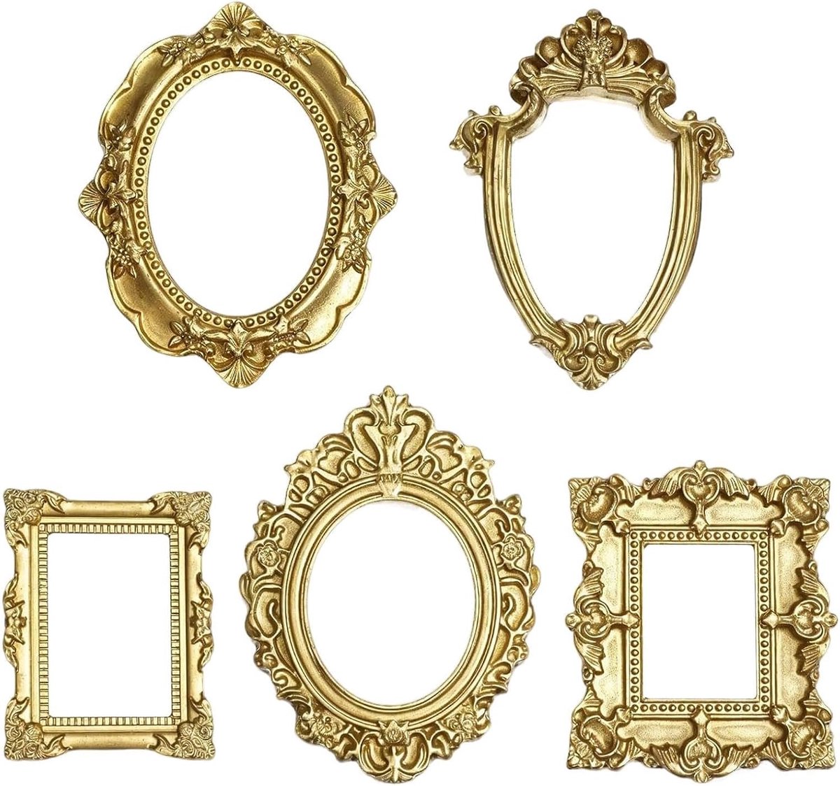 Vintage lijstjes 5-delige Antieke Hars Foto Minidecoratie | Mini lijstje voor DIY Sieraden Display, Fotografie, Party, Hotel, Thuis, Muur, Galerij, Museum — cadeau in Wonen & Interieur - foto 5