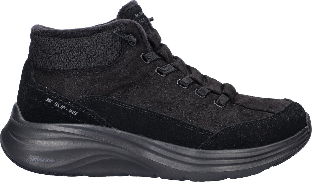 Skechers Hands Free Slip-Ins Contour Foam Cozy Fit dames boot - Zwart zwart - Maat 37