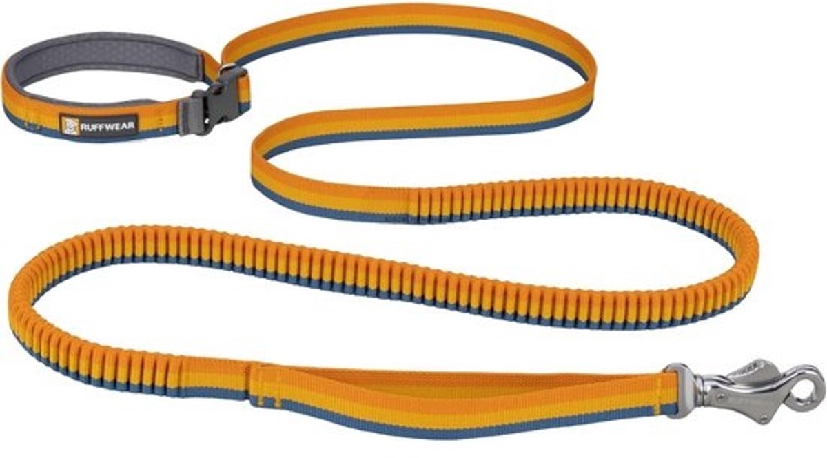 Verstelbare bungee-hondenriem voor handsfree wandelen, lichtgewicht en duurzaam, 2,2-3,4 m