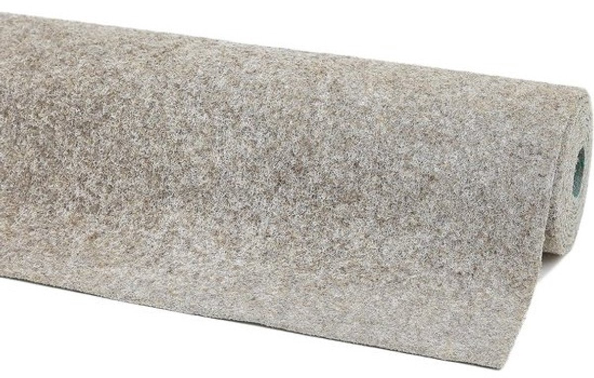 Balkontapijt - outdoor kunstgrastapijt - Weerbestendig en onderhoudsvriendelijk - op maat te snijden - beige 133 x 400 cm