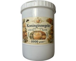 Honingland: Koninginnegelei ,La gelée Royale ,Koninginnebrij ,Royal Jelly. 1000 gram + gratis pot Honing 1000 gram !
