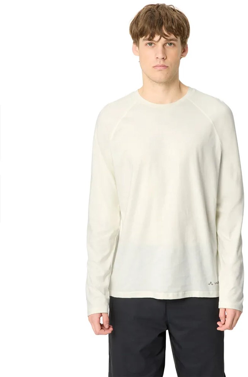 Vaude Cyclist T-shirt Met Lange Mouwen Man Offwhite