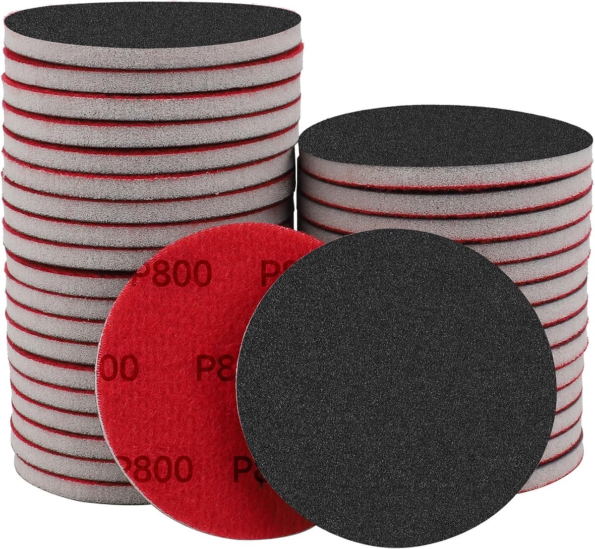 Schuursponzen, 20 Stuks, Zacht, Flexibel, Nat En Droog Schuurpapier, Korrelgrootte 800, Handschuurblokken, Schuurpads Voor Hout, Gipsplaten, Metaal, Verf, Carrosseriereparatie