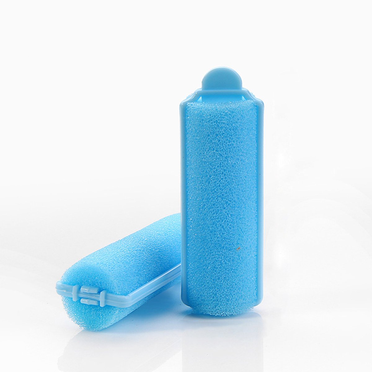 Krultangen – Set van 12 – Zachte schuimkrultangen voor lang haar – Diverse maten zachte schuimkrultangen – Schuimkrultangen met drukknopen – Krultangen voor gebruik 's nachts zonder verwarming–Geschikt voor vrouwen, meisjes en kinderen–Diameter 2 mm