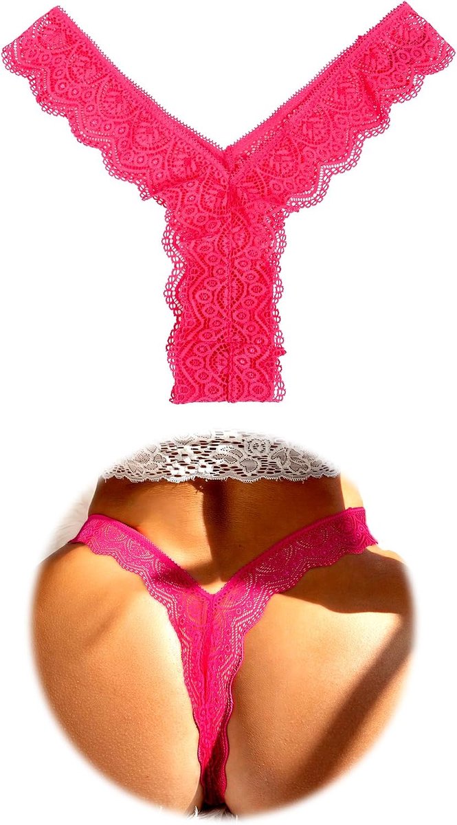 Tanga dames sexy onderbroek dames kant V-vorm slip Braziliaans elastisch ondergoed grote maat G string dessosu slipje slipje lage taille kant lingerie kant ondergoed string