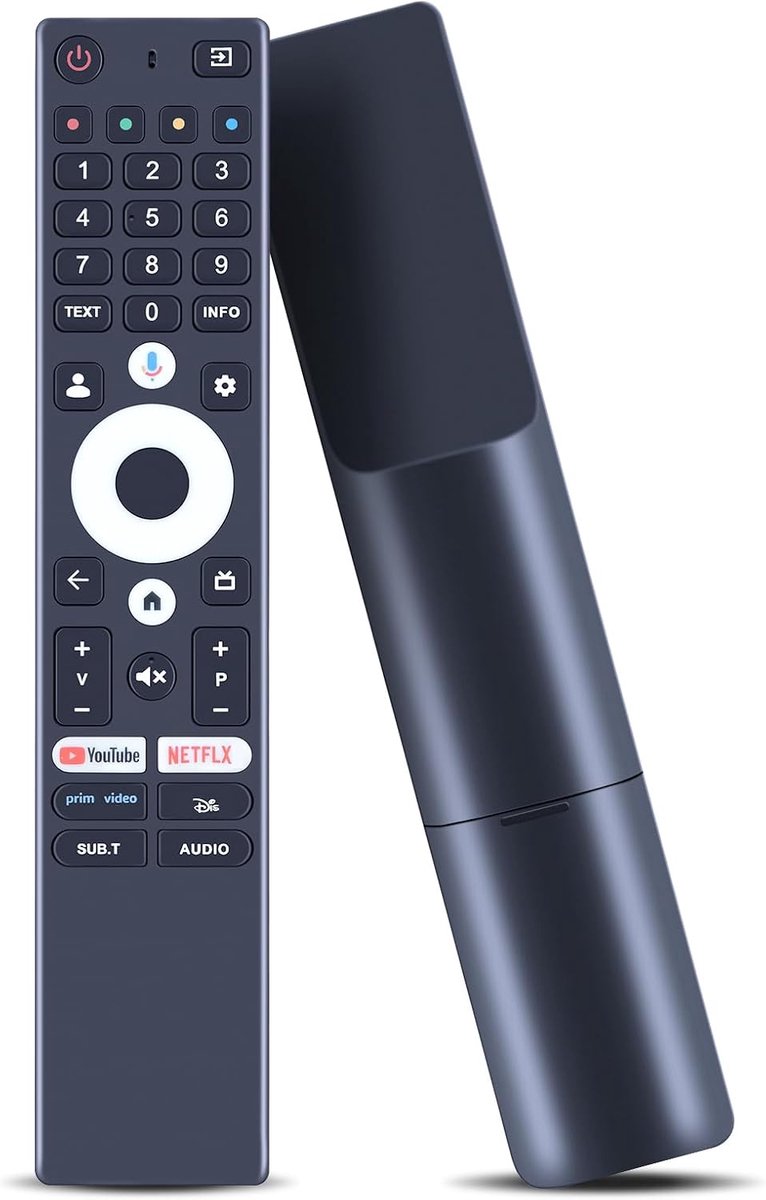 Vervangende afstandsbediening SRC-4020-01, compatibel met Vision, Caixun, SANSUI, Thomson en SMART TECH LCD-tv's (spraakbediening)