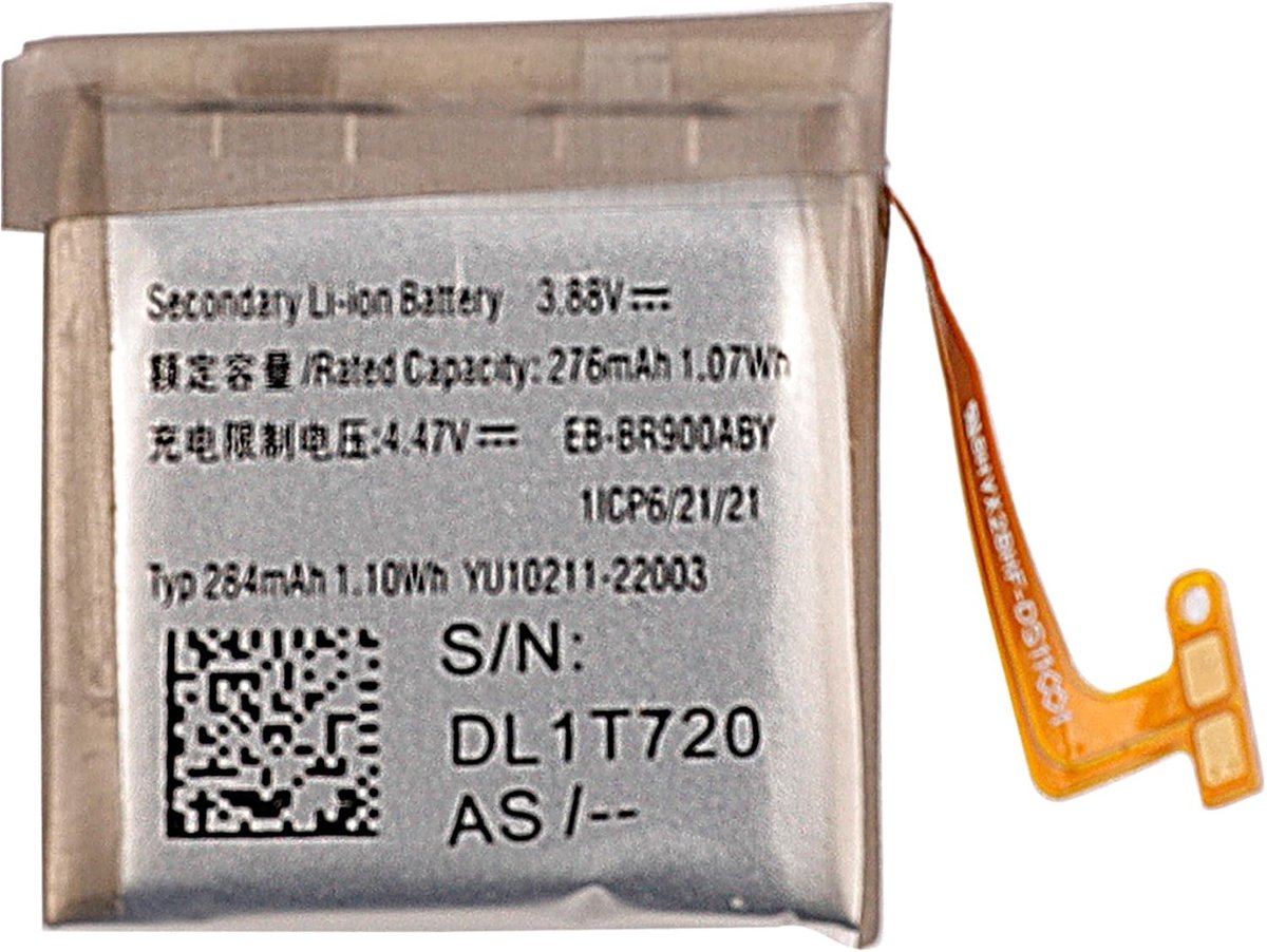 Accu EB-BR900ABY 276mAh compatibel met Galaxy Watch 5 40 mm vervangende batterij