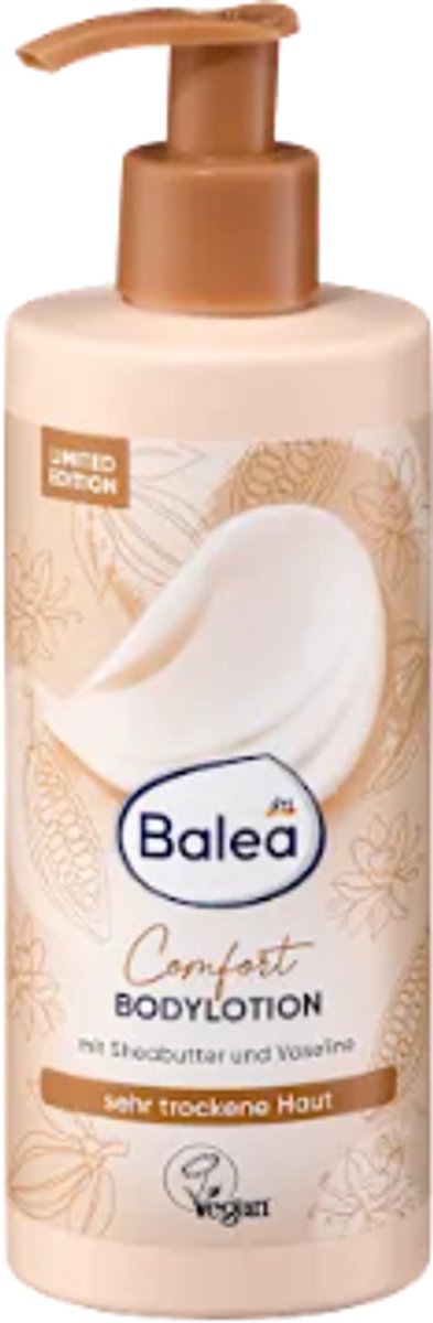 Balea Bodylotion Comfort | 1x 300 ml - Sheabutter & Vaseline - Met Pomp | Limited Edition 2026
