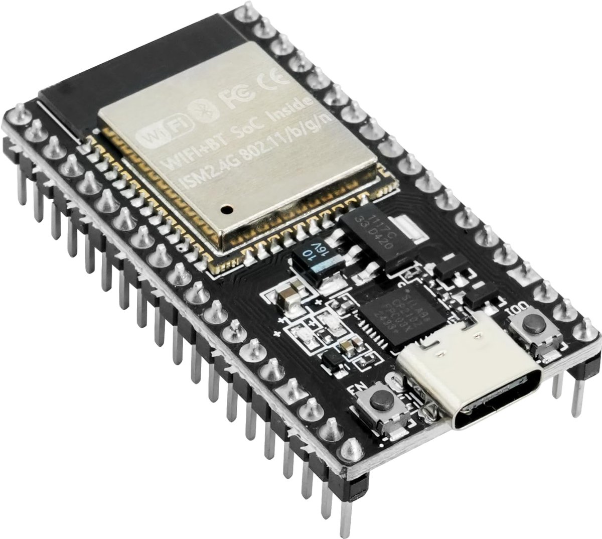 ESP32 NodeMCU ontwikkelplaat - CP2012 chip - Type-C interface - Ideaal voor IoT projecten - ShopVlot