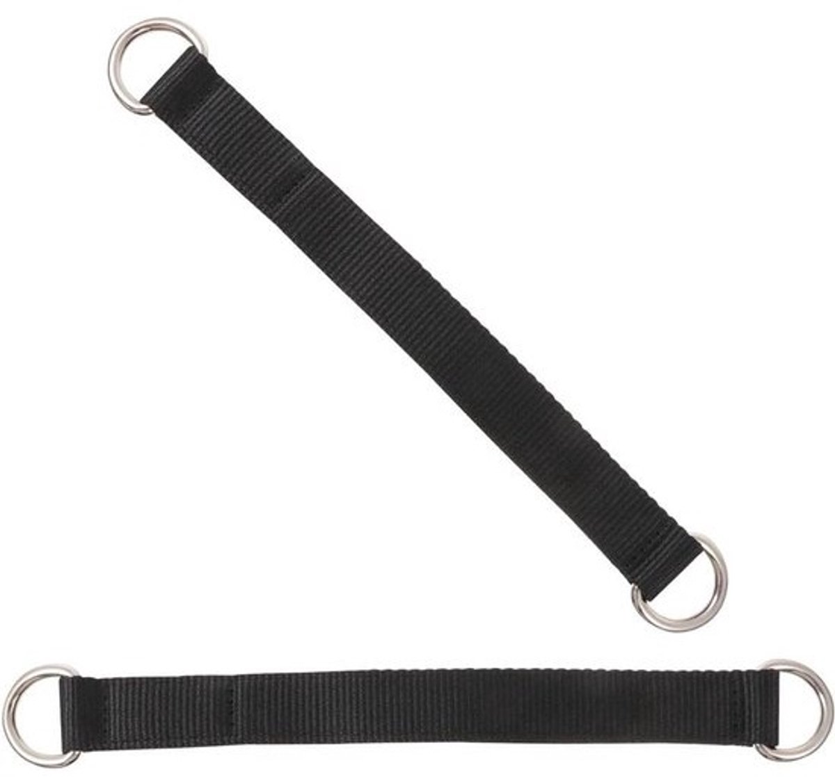 Fitness Opknoping Riemen - Workout Banden - Kracht Training - Eenvoudige Installatie - 32 cm - Zwart