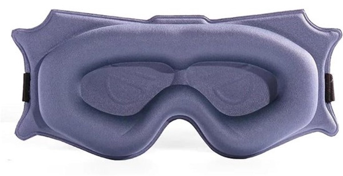 3D Slaapmasker - Oogmasker Blinddoek - Comfortabel Slapen - Uitgebreide Lichtblokkering - 100 g - Paars
