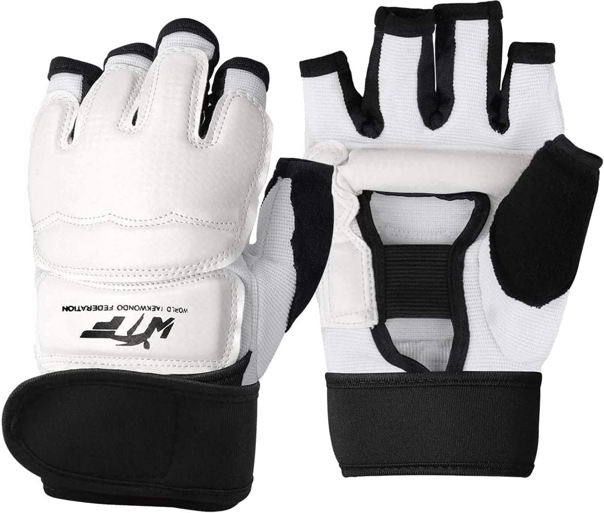 Dailygoods- Handschoenen Training - PU-materiaal - Duurzaam/slijtvast - Gespleten vingerontwerp - Klittenband/verstelbaar - Zweetabsorberend/badstof -