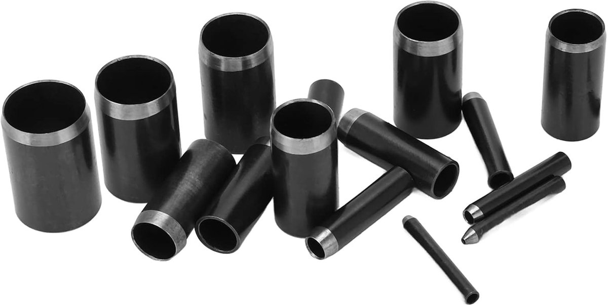 Dailygoods- Ponsvorm 115 Mm - Lederen Riemsnijriem - 15 Stuks - Scherpe Randen - Eenvoudige Bediening - Hoge Dichtheid - Stansvorm