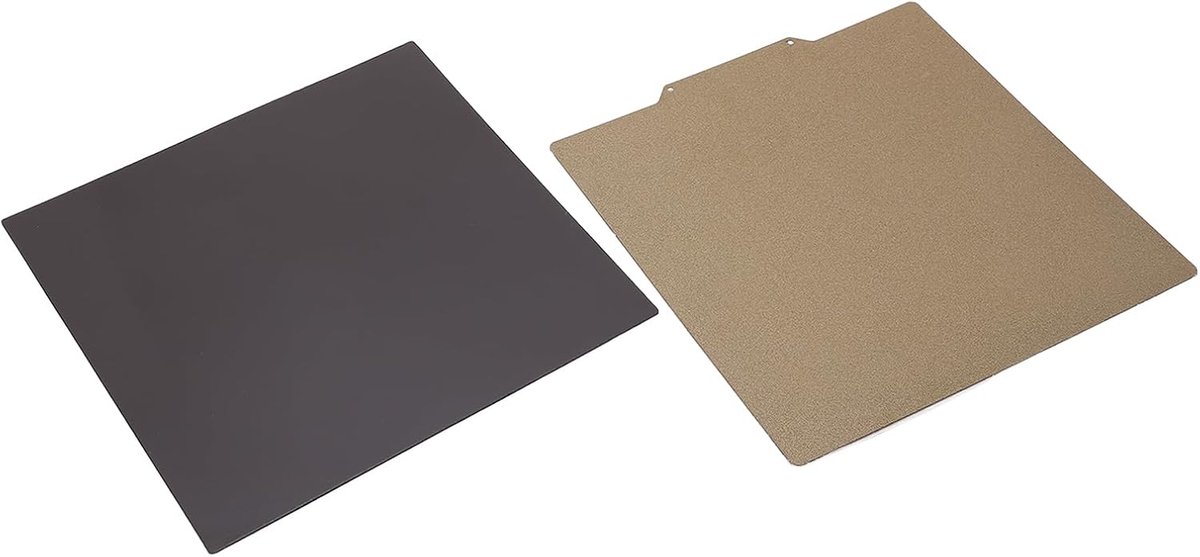 Dailygoods- 3D-printerbouwplaat Flexibel Verenstaal - PEI Platform - Dubbelzijdig - Hoge Temperatuur Bestendig - Gemakkelijk Verwijderen van Vorm - Ge