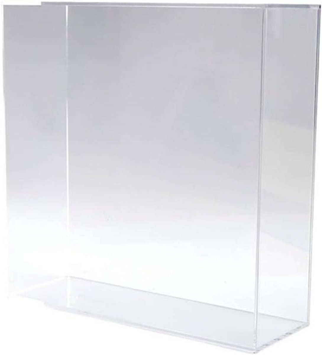 Vinyl Opbergrek - Platen Display - Platen Organiseren - Transparant Acryl Design - 34x34x13 cm - Transparant