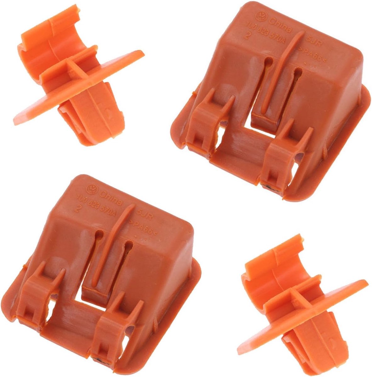 Dailygoods- Kapbevestigingsclip - Set van 2 - Geschikt voor Škoda Fabia/Octavia MK2 2004-2013 - Duurzaam - Eenvoudige installatie - Hoogwaardige kunst