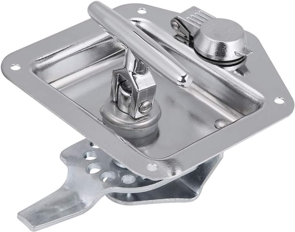Dailygoods- Gereedschapskist Roestvrij Staal - Waterdicht - Stofdicht - Met Sleutelgat - Inclusief Sleutels - Afdichtingsprestaties - Toolbox