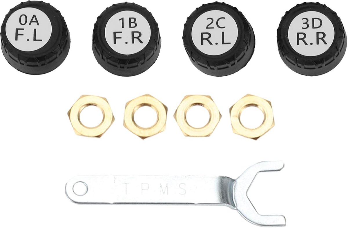 Dailygoods - Tire Pressure Monitoring System voor Auto's met Alarmfuncties