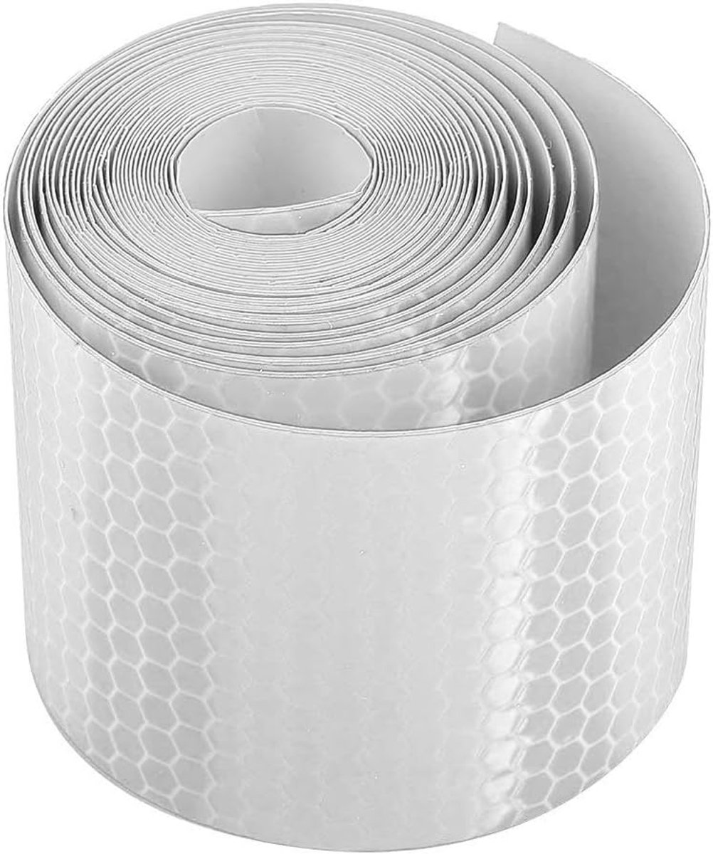Dailygoods- Reflectiesticker Hoge Zichtbaarheid - Reflecterende Tape - Veiligheidstape - Duurzaam - Geschikt voor Meerdere Oppervlakken - 5 Cm X 300 C