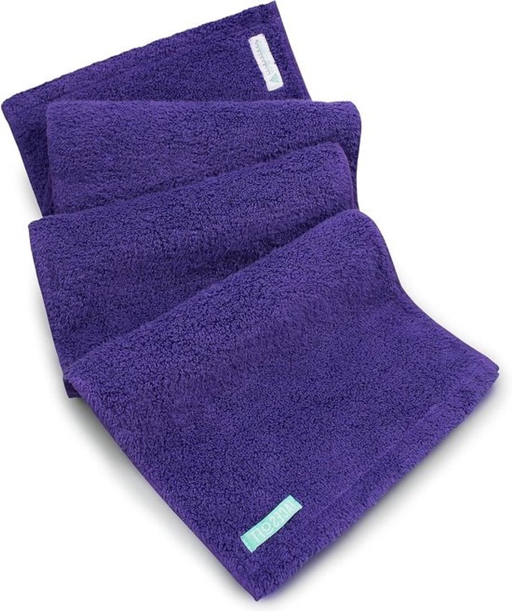 Active Handdoek - Zweetdoek Oefening - Sporten Fitness - 100% Katoen - 25x96 cm - Cranberry