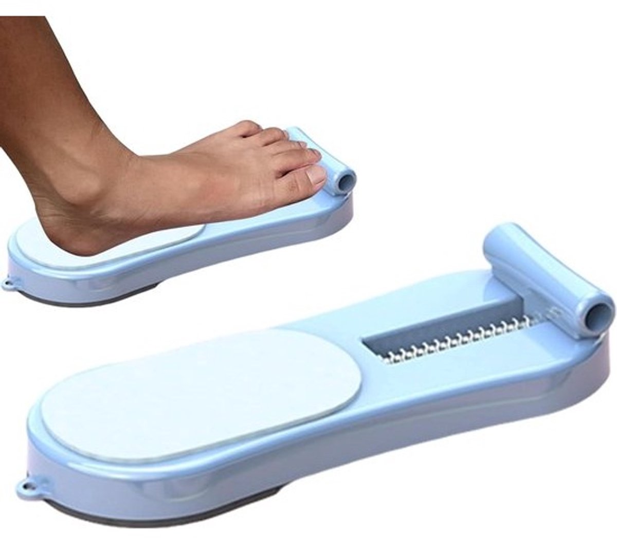 VoetTrainer Verstelbaar - Teen Oefener Voetcorrectie - Voetspieren Versterken - Instelbare Weerstand - 30.8 x 11.8 x 6.3 cm - Blauw