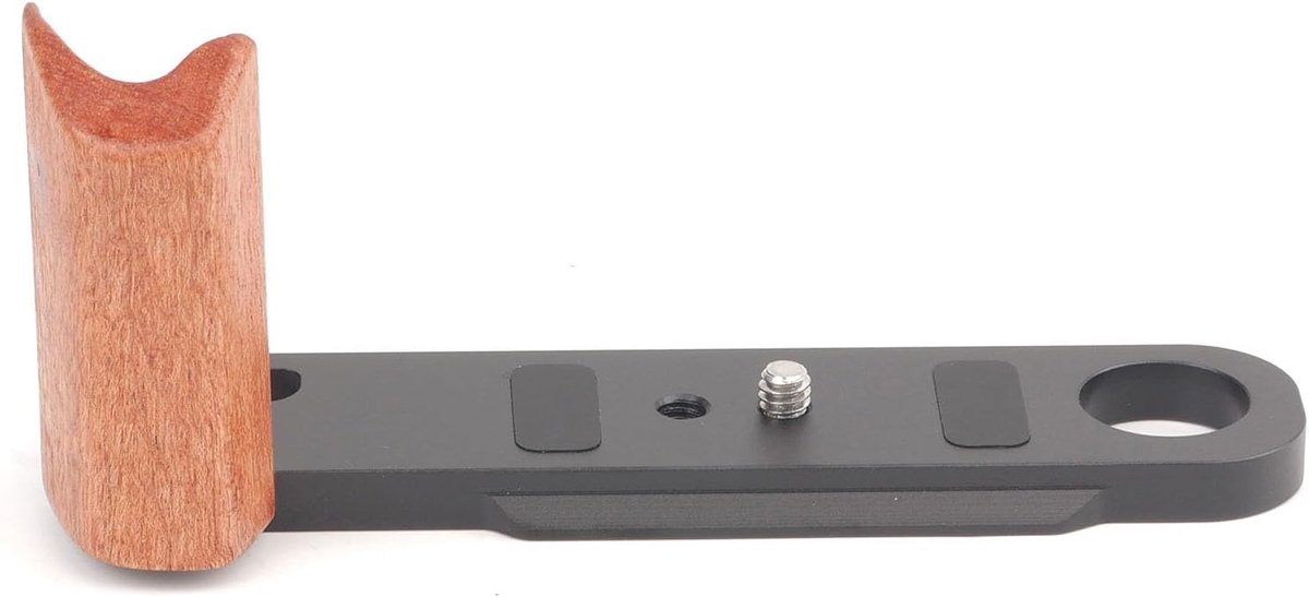camera montage grondplaat massief houten handvat, duim grip quick release plaat zijhandvat grip houder voor Nikon F3/F3HP/F3T/F3AF camera-accessoires