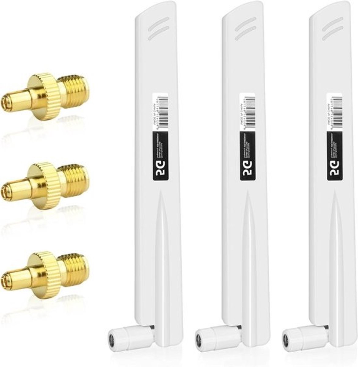5G LTE Antenne - Signaalversterker - Netwerkverbetering - Hoge Gain 8dBi - 600-6000MHz - Wit