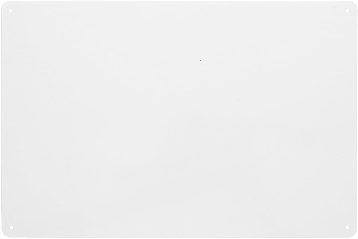20 x 30 cm metalen sublimatie blank teken wit ijzer teken blank voor decor Custom Craft Design