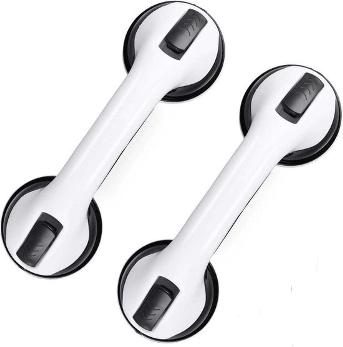 Veiligheidshandvatten Douche - Badgrepen Steun - Veiligheid Thuis - Zonder Boren - 30 cm - Zwart