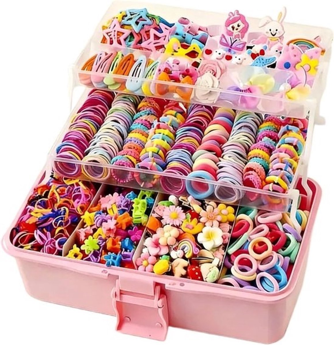 Kinder Haaraccessoires - Meisjes Haarstyling Set - Dagelijkse Looks Creëren - Chique en Speelse Ontwerpen