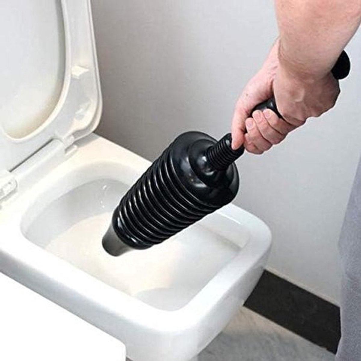 Zuigbeker voor toilet verstoppingen - heavy duty afvoerontstopper voor badkamer en wastafel