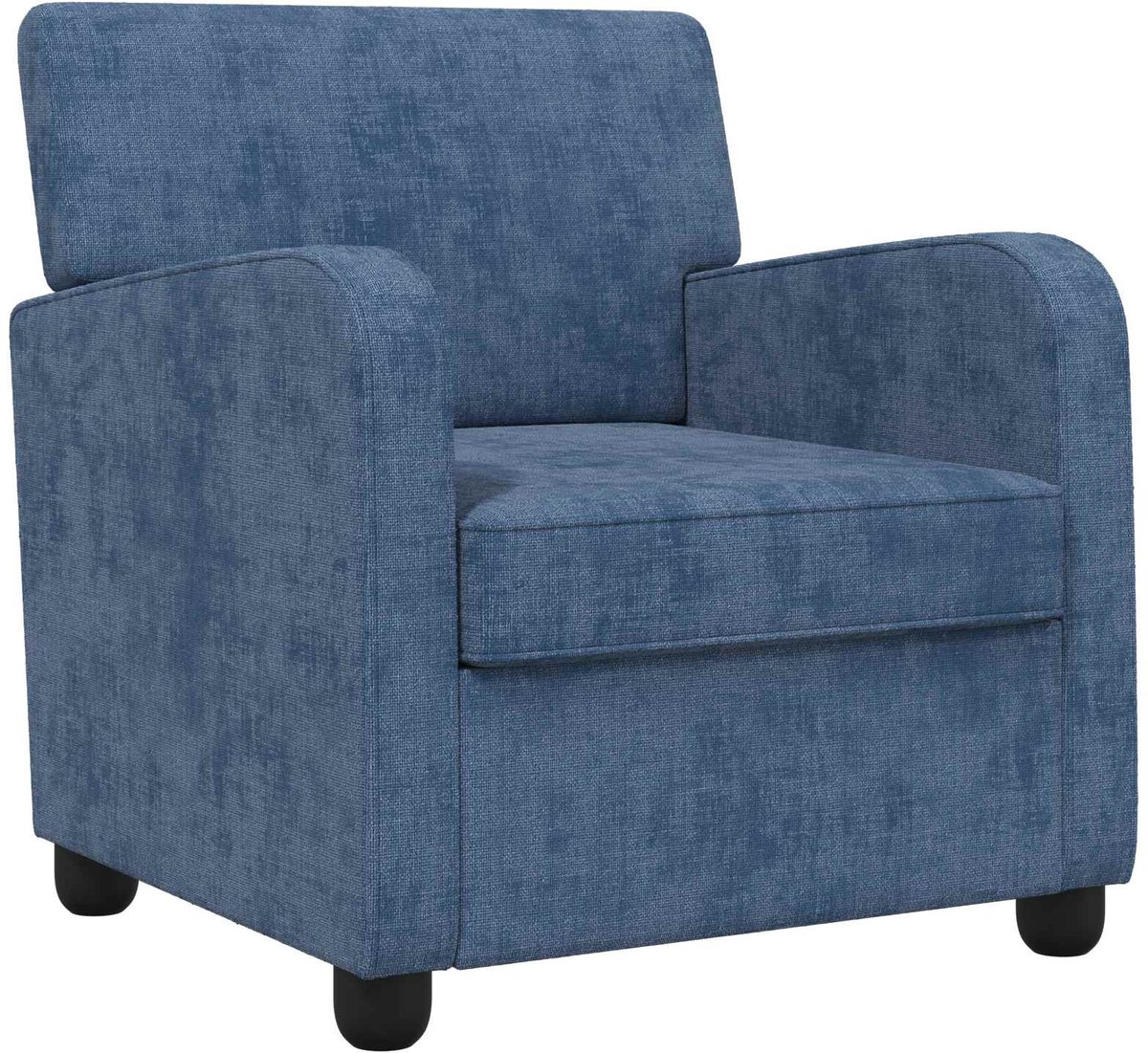 vidaXL Fauteuil - Blauw - Chenille