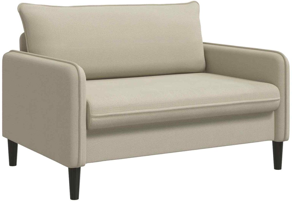 vidaXL XXL - fauteuil - Beige - fluweel