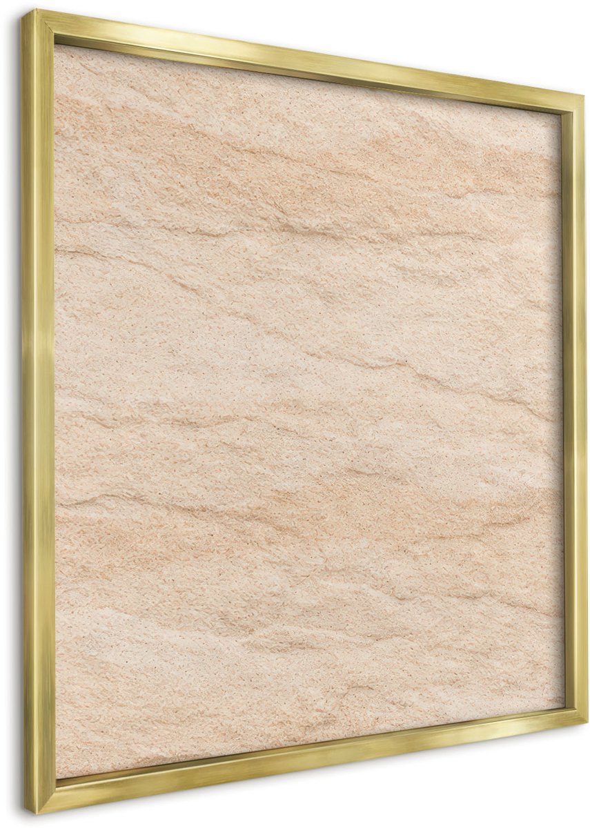 WallMuralia - Magneetbord voor aan de muur - 50x50cm - Magnetisch bord van metaal - Ingelijst magneetbord decoratief Magnetisch bord voor reismagneten -