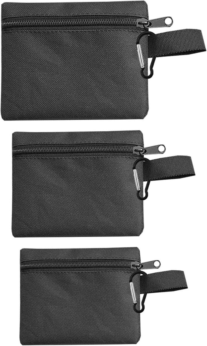 3 Gereedschapszakken En 3 Zwarte Opknoping Gespen, Multifunctionele Reparatie Gereedschap Opbergtas, Hardware Onderdelen Tote Tas, Reparatie Accessoires Sorteren.