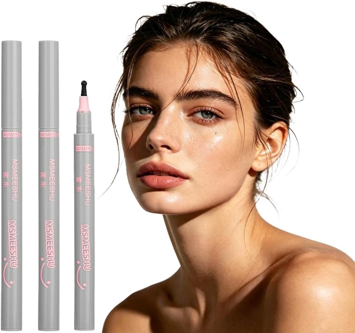 Set van 3 Waterdichte Neppigmenten, Natuurlijke Look, Make-up voor een Stralende Huid, Perfect voor Festivals en Dagelijks Gebruik