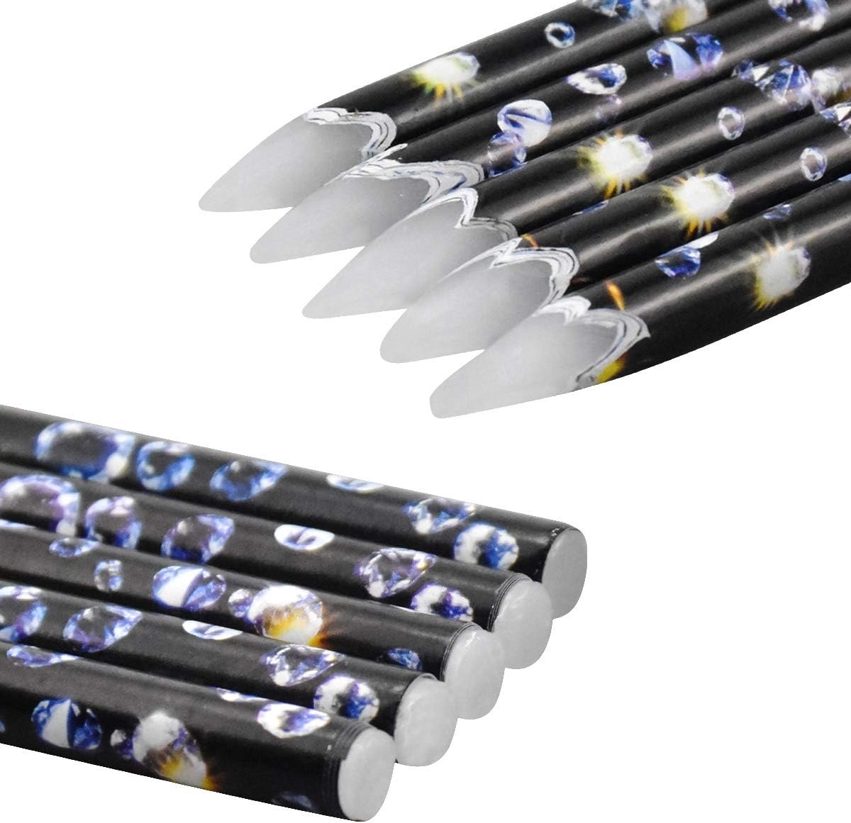 10 stuks diamond painting waxstift, nail art stiften, nageldesign, accessoires voor decoratie met strass, nagelstiftset voor nagels, strass, gereedschapstift voor doe-het-zelf nagelkunst en diamond