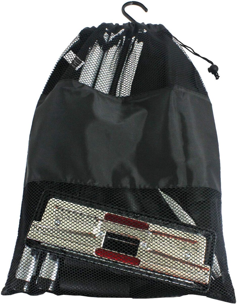 Universele opbergtas met trekkoord voor accessoires, onderdelen en gereedschap voor stofzuigers