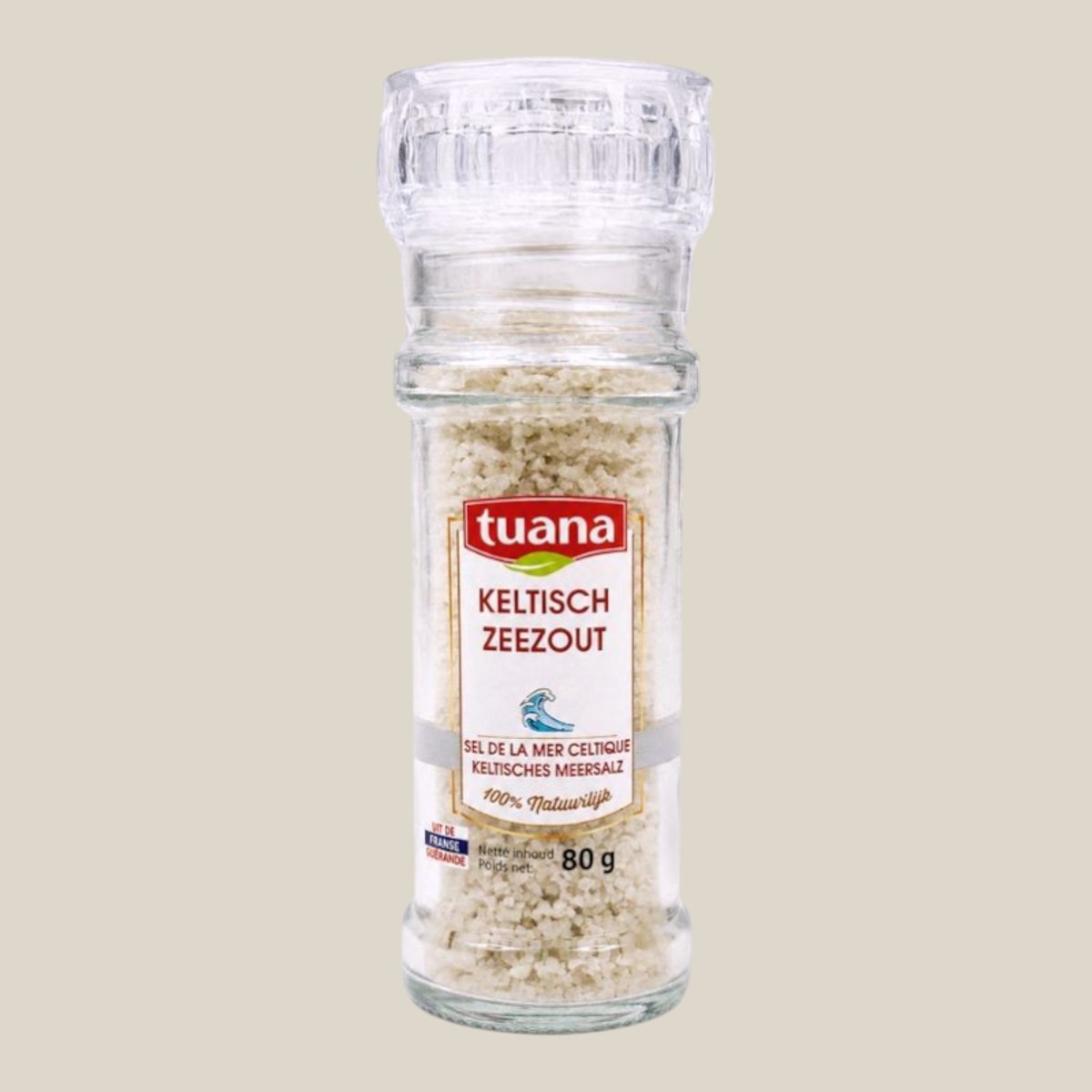Tuana Kruiden - Keltisch Zout Molen 80 G – Tuana - ZOUT7