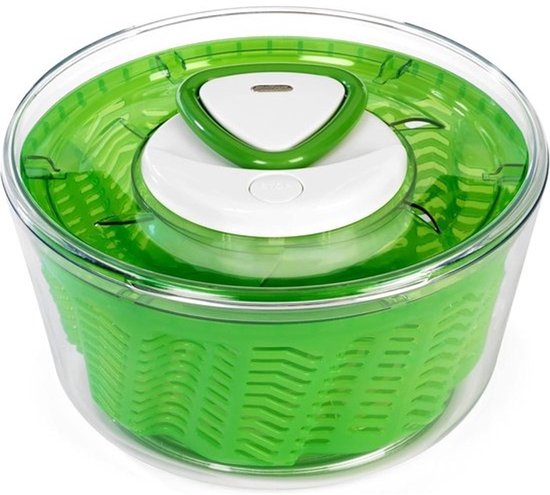 Grote Slacentrifuge met Hendel voor Salade en Groenten - Vaatwasserbestendig — afbeelding 3