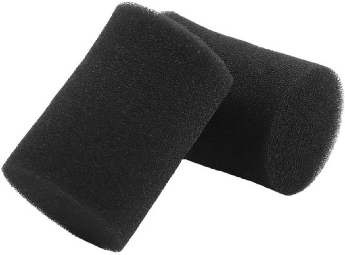 Schuim Speaker Poort - Baspoort Bungs - Akoestische Aanpassing - Open Celschuim - 2 stuks 44x65mm - Zwart
