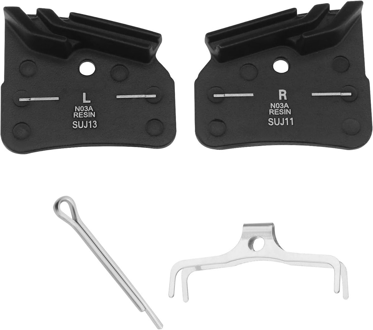 idea Paar N03A Hars Remblokken Mountainbike Schijfremblokken Compatibel met Shimano BR-M9120 (XTR) BR-M8120 (XT) BR-M7120 (SLX)