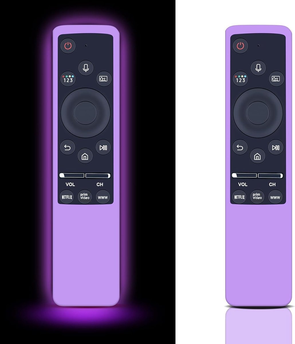 beschermhoes voor Samsung BN59 tv-afstandsbediening, glow-in-the-dark, voor Samsung Smart TV afstandsbediening, 2 stuks