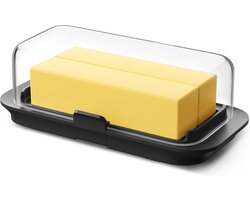 Botervloot met Deksel Voor Aanrecht en Koelkastdeurplank, 250g Botervloot Luchtdichte Boterbewaarder Voor Europese/Kerrygold-boter/Franse Boter