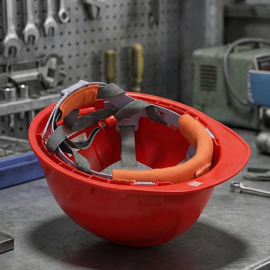 hoed zweetband met voeringen, 6 stuks herbruikbare katoenen veiligheidshelm zweetband zelfklevende harde hoed voering cap zweetvoering voor industriële lashelm zweetbanden voor hoeden — afbeelding 2