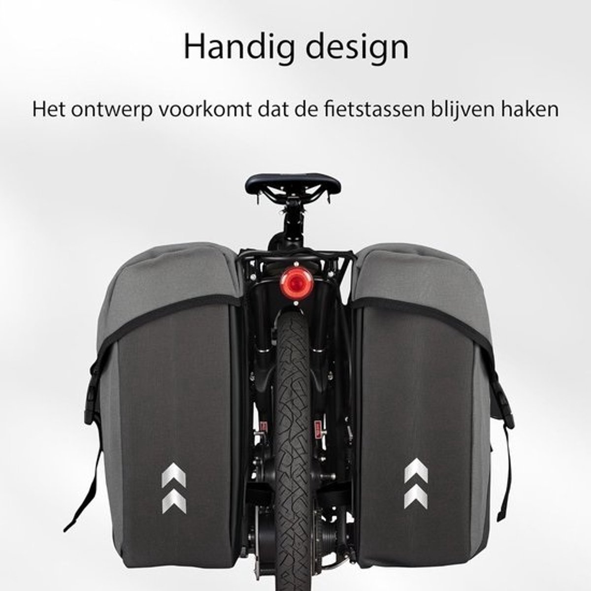Dubbele Fietsbagagedrager Tas 35 Liter Waterdicht voor Bagage tot 16 kg