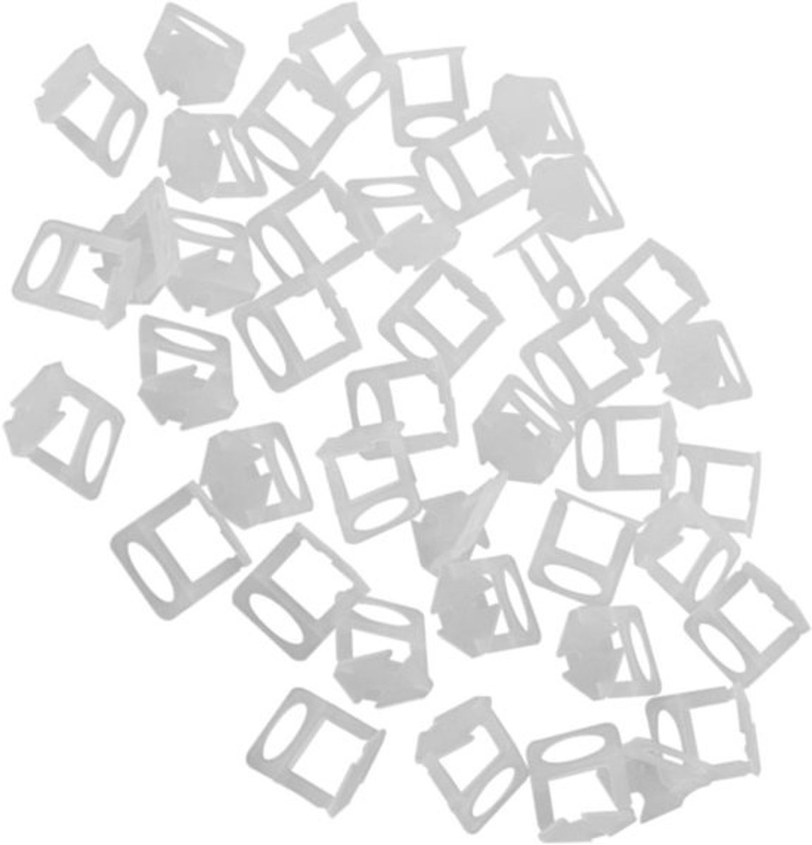 1000 stuks treklussen 2mm tegelnivelleringssysteem lussen 2mm tegelleghulp, leghulp, lussen, legsysteem, tegelgereedschap
