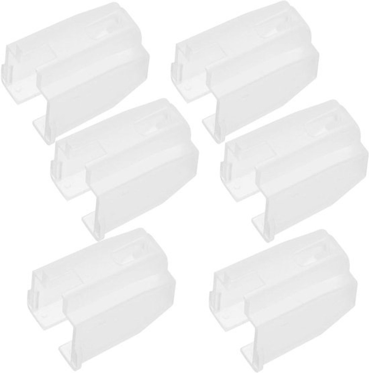 Naald Covers - Naaldbeschermers - Platenspeler Beschermen - Voorkomt Statische Lading - 6 Stuks - Wit