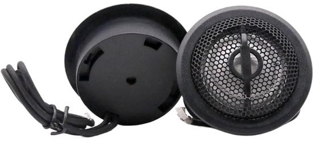 1 paar krachtige auto-tweeterluidsprekers 25 mm HIFI zijden koepeltweeters auto-stereoluidspreker tweeter automodificatie
